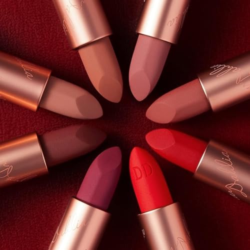 DEAR DAHLIA Lip Paradise Effortless Matte Lipstick MONICA Vegan, Cruelty Free, Naturally Scented Essential Oils, High Pigment Color