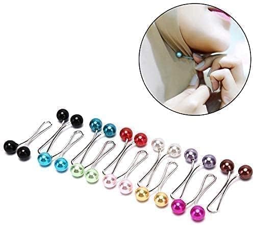 Sanbo Women's Hijab Clip Pins - 12 Pieces, Multi