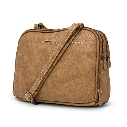 MultiSac Zippy Triple Compartment Crossbody Bag