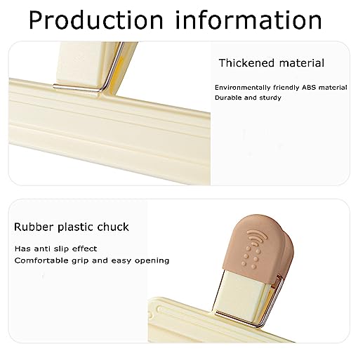 Snack Sealing Clip Clamps Heavy Duty Food Bag Clamp, Seal Clip,Bag Sealing Clips for Food, Chip Bag Clips Food Bag Clips Plastic Bag Clips for Food Storage Reusable Food Clips Kitchen Sealing Clips