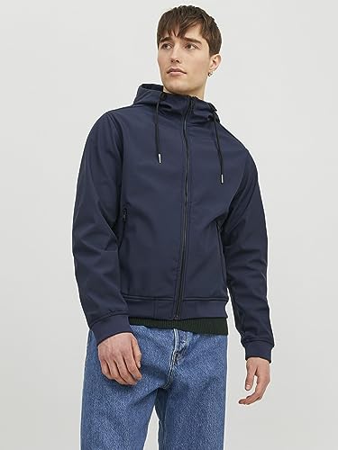 JACK & JONES mens JJEBASIC SOFTSHELL HOOD NOOS Jacket