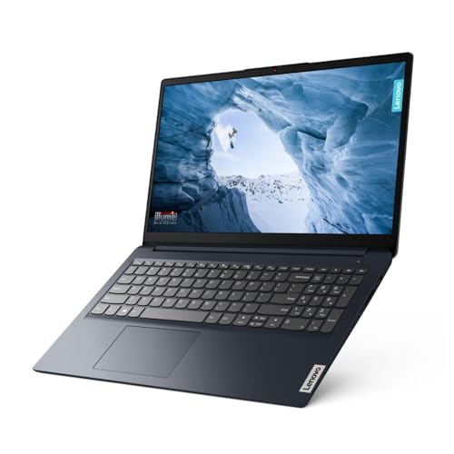 Lenovo 15.6" Laptop with Intel i5-1235U, IdeaPad 1i, 15.6" FHD Anti-Glare Display, 12th Gen Intel Core i5-1235U 10-core Processor, Intel Iris Xe Graphics, Windows 11 Home(16GB RAM | 1TB SSD) - Blue