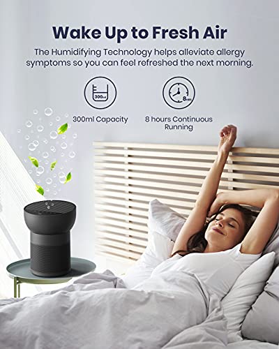 TCL Breeva A2 Smart Air Purifier with 4-Stage Clean, True HEPA (H13), Removes 99.97% of Dust/Bacteria/Odors & More, Quiet, Black, Breeva A2BK