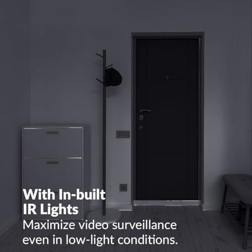 CP PLUS 4MP Wi-fi PT Home Security Smart Camera | 360˚ with Pan & Tilt | Two Way Talk | Cloud Monitoring | Motion Detect | Night Vision | Supports SD Card (Up to 128 GB) | Alexa & OK Google - CP-E41A