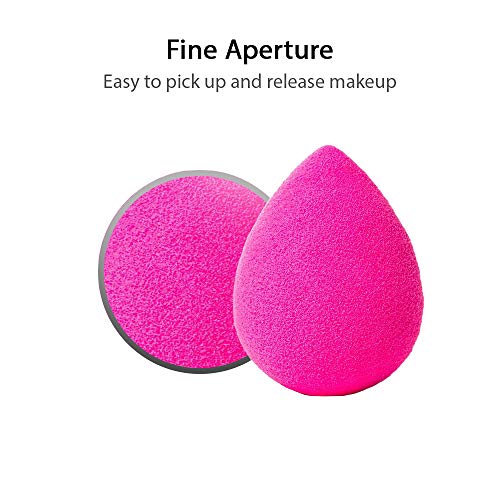 Beauty Blender Complexion Sponge – pack of 4 Egg Shaped Foundation Blending Sponge Ideal for women Makeup Highlighters, Powder, Cream or Liquid Application (Assorted Color)