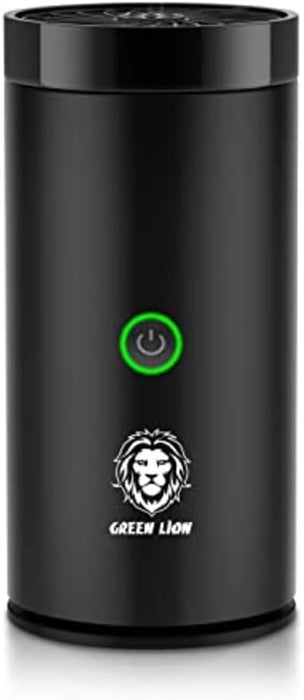 Green Lion Smart Bakhour Rechargeable Electric Car Incense Burner, USB-C Portable Mini Burner, Aluminum Alloy Design, Strong Power for Fast Burning, Long-Lasting Fragrance - Green