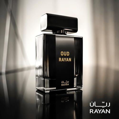 RAYAN Modern Oud Perfume for Men - Long Lasting Arabian Eau De Parfum, 100mL (3.34 Fl oz), Men Perfume with Oud, Sandalwood, Grapefruit, Cardamom & Lavender, Ideal Gift for Him for Ramadan & Eid