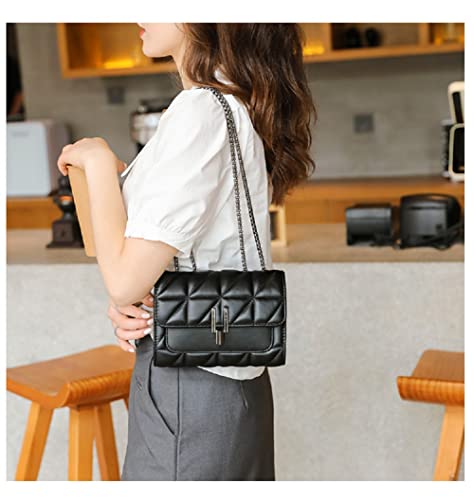 LCHYG Crossbody Bags for Women Black PU Leather Shoulder Bag, Cellphone Bags Wallet Purse and Handbags Card Holder for Women