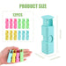 12pcs Food Bags Squeeze Clips, Push-To-Slip Non-Slip Food Bag Clips, Reusableeasy to Squeeze and Lock Spring Seal Bag Clips for Food Storage Suitable for Dried Fruit Food Sandwich Bread Storage