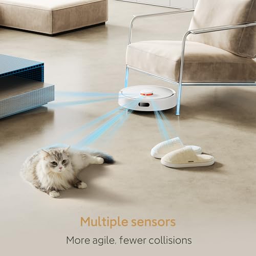 Xiaomi Robot Vacuum S20: 5000Pa Robot Vacuum and Mop with LDS Laser Navigation, Smart Mapping, 400mL Dustbin & 270mL Tank, Alexa/Google Assistant