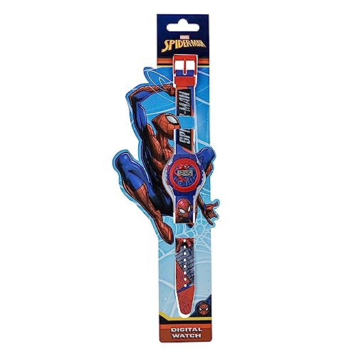 Disney Marvel Spiderman Red and Blue Digital Watch - SPD4972 WT