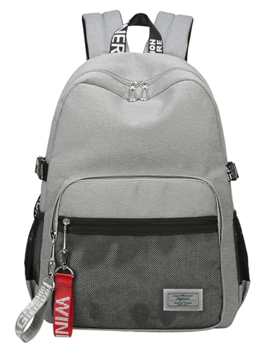 Classic Backpack Haversack Travel School Bag Student Simple Daypack Bookbag by Mygreen(Gray)