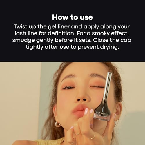 [TONYMOLY] Back Gel Eyeliner Long Brush (1pc)