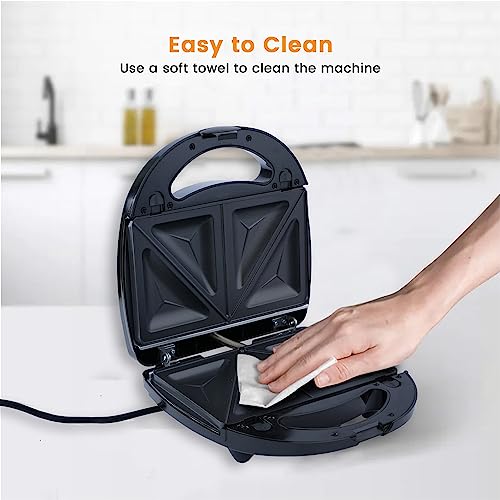 Sonashi 7-in-1 Multi Snack Maker SSM-862 - Detachable Sandwich, Grill, Donut, Waffle, Cupcake, Nutty, Omelet Making Plates | Kitchen Appliances