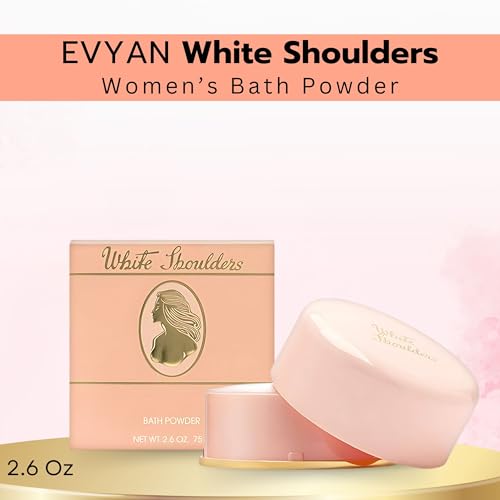 Evyan White Shoulders for Women Bath Powder 2.6 Oz