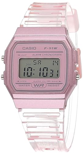 Casio Unisex Youth Digital Watch F-91Ws-4Df
