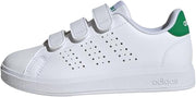 Advantage Base 2.0 Cf C unisex-child Shoes - Ftwr White/Ftwr White/Green