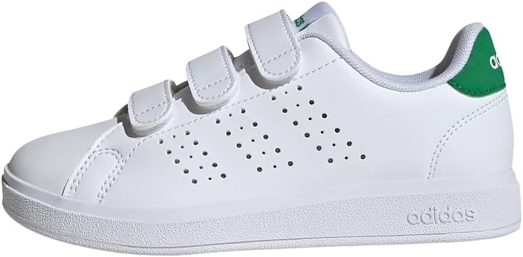 Advantage Base 2.0 Cf C unisex-child Shoes - Ftwr White/Ftwr White/Green