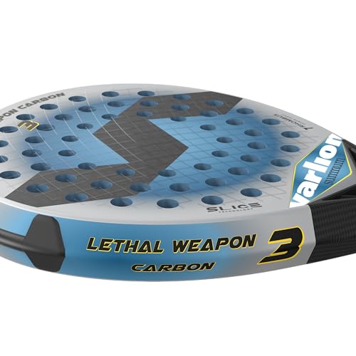 Varlion Padel Racket LW Carbon Prisma 3 Round Shape for Professional Control with Prisma Frame & Softcolor EVA Core