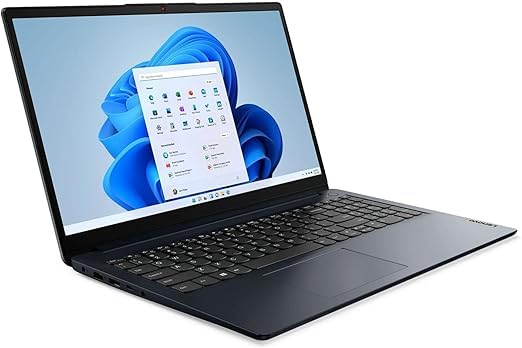 Lenovo IdeaPad 1 15IJL7 Laptop with 15.6" FHD IPS Anti-glare Display, Celeron® N4500, 8GB RAM, 512GB SSD, Integrated Intel UHD Graphics, Eng Arb, W11 Pro, Abyss Blue [82LX00CCAX]