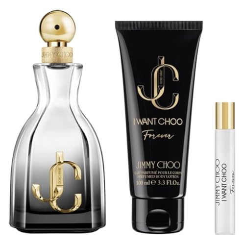 Jimmy Choo I Want Choo Forever Foer Women Set Edp 100Ml + Edp 7.5Ml + Bl 100Ml (2023) Transparent/Combination