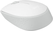 Logitech M171 Wireless MoUSe, 2.4 Ghz With USb Mini Receiver, Optical Tracking, 12-Months Battery Life, AmbidextroUS Pc/Mac/Laptop - Black - Wireless Mouse Off-White