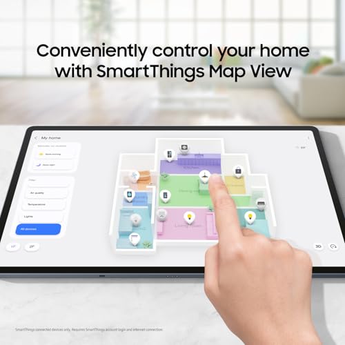 SAMSUNG Galaxy Tab S10 Plus 12.4�?� 512GB, Android Tablet, Circle to Search, Sketch to Image, Durability, Long Battery Life, AMOLED 2X Screen, S Pen Included, US Version, 2024, Platinum Silver