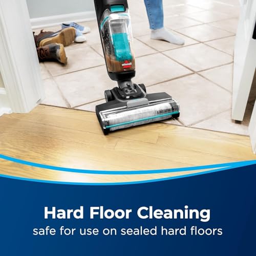 BISSELL CrossWave HF2 3845E – Wet & Dry Vacuum Cleaner – Multi-Surface Floor Cleaner for Hard Floors with Powerful Suction| 2-Year BISSELL Warranty