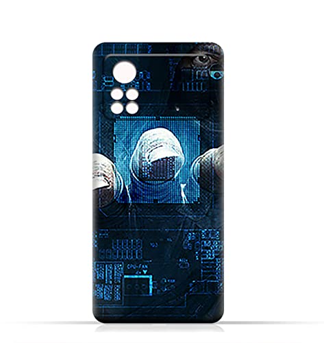 AMC Design TPU Mobile Case Cover for Xiaomi Poco X4 Pro 5G with Hacker Pattern