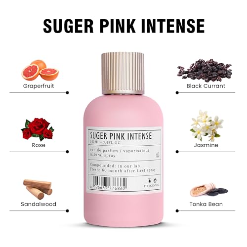ARO FAC By AMD Perfumes Suger Pink Intense Perfume for Women - Long Lasting Women's Fragrances Eau De Parfum EDP 100ml