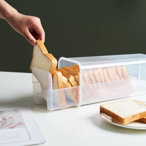 Bread Box with Wooden Lid � Stylish & Durable Bread Storage Container for Fresh Bread, Pastries, and Baked Goods � Keeps Breads Fresher for Longer by LuxeDesigns