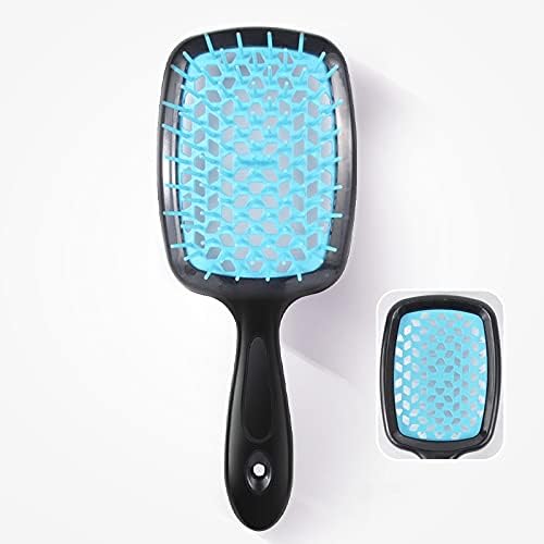 ALANX Detangler Hairbrush ï¼ŒMassage Curl Combï¼ŒDetangling Hair Brush for Women, Girls and Kids for Wet, Dryï¼ŒFine, Curly, Thick and Long Hair (WHITE/YELLOW)
