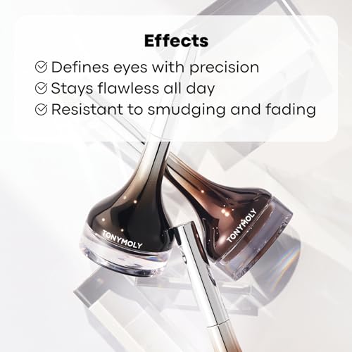[TONYMOLY] Back Gel Eyeliner Long Brush (1pc)
