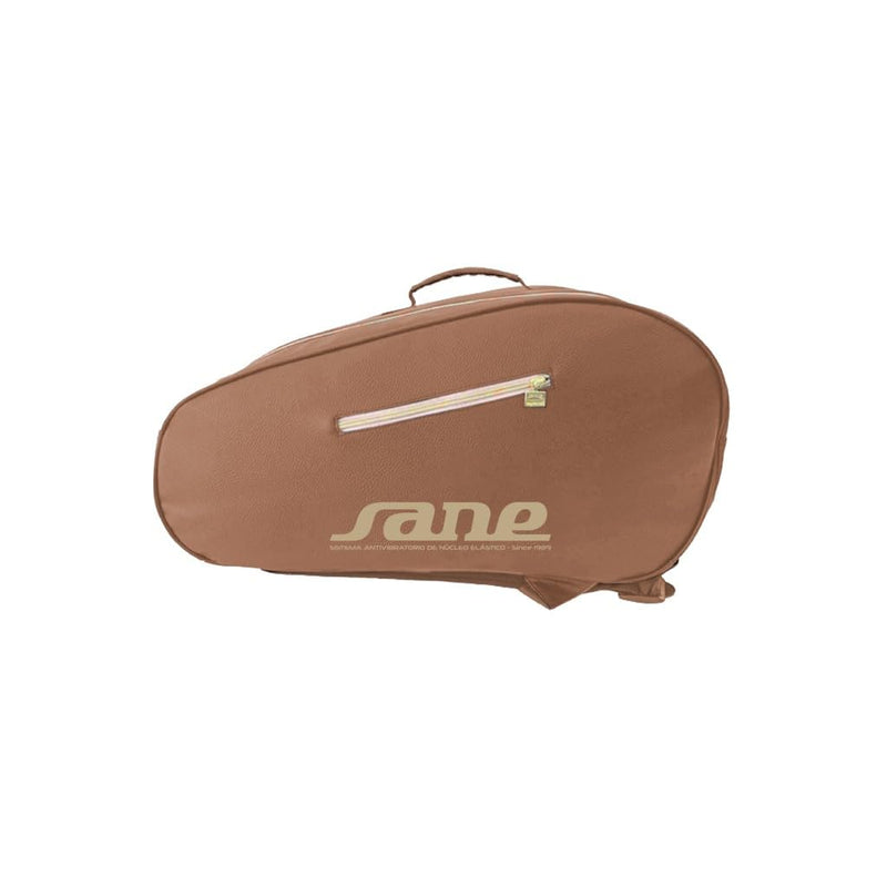 Sane Pro Leather Brown Padel Racket Bag
