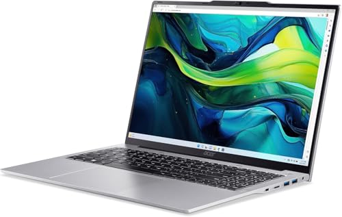 Acer Aspire Lite 16" Laptop | 13th Gen Intel Core i3-1305U | 16GB DDR5 RAM | 1TB SSD | FHD+ IPS Display | Intel UHD Graphics with Win 11 Pro (UPGRADED) - Silver