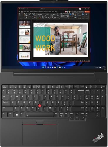 Lenovo ThinkPad E16 Business Laptop (16" FHD+ Anti-Glare, Intel 13th Gen 10-Core i7-1355U, 40GB RAM, 1TB SSD), Backlit, Fingerprint, IST Hub, FHD Webcam, Ethernet, Wi-Fi 6, Win 11 Pro, Black