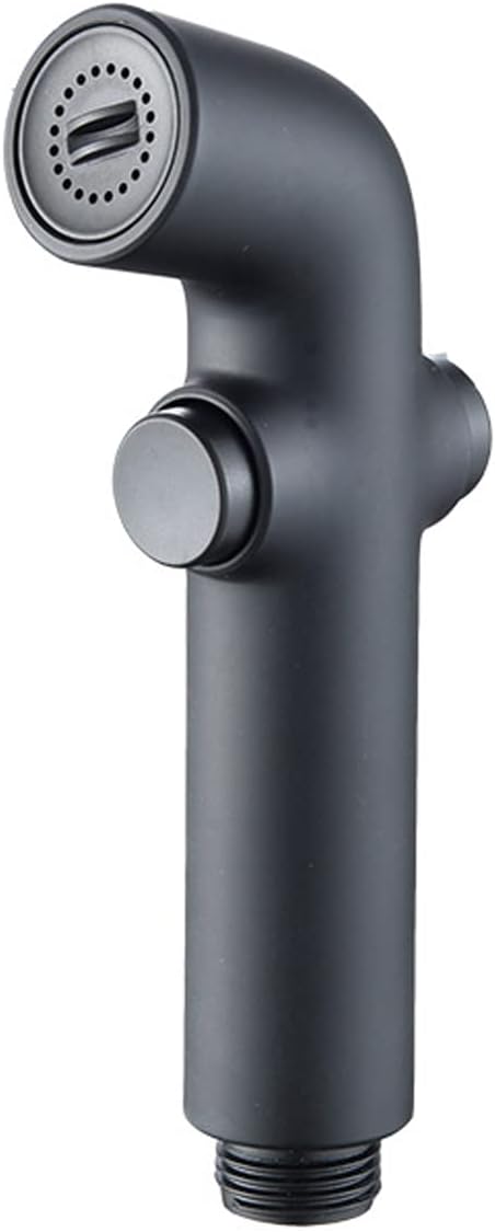 Handheld Bidet Toilet Sprayer Premium Toilet Bidet Handheld Adjustable Sprayer Cloth Diaper Shattaf Stainless Steel Shower Head(Black)