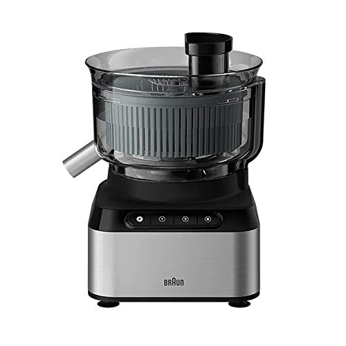Braun Food Processor Fp 3233, Citrus Press, Spatula,Dough Tool, Plastic Multi Mill. 2.1 L Bowl Capacity, 800 Watts, Black"Min 1 year manufacturer warranty"
