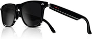 Green Lion Paris 2 Smart Glass, Open Style Audio Experience, Fit Free,8-Hour Endurance,Touch Control, UAV/UVB Protect,Play/Pause Song, Previous/Next Song - Black