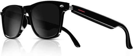 Green Lion Paris 2 Smart Glass, Open Style Audio Experience, Fit Free,8-Hour Endurance,Touch Control, UAV/UVB Protect,Play/Pause Song, Previous/Next Song - Black