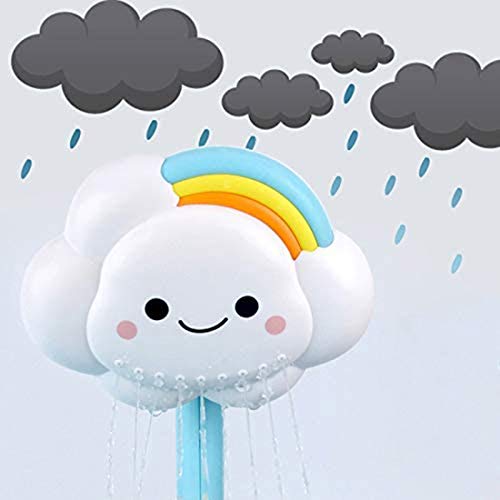 SYOSI Water Spray Bath Toys for Toddlers - Cute Cloud and Rainbow Water Squirt Shower Faucet for Kids - Fun Bathing Accessories for Babies and Toddlers