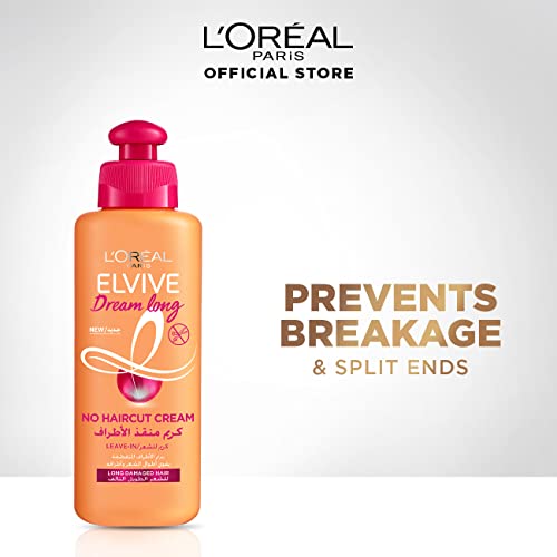 L’Oréal Paris L’Oréal Paris Elvive, Leave-in-cream, Strengthening & With Heat Protection, Dream Long No Haircut Cream, 200ml