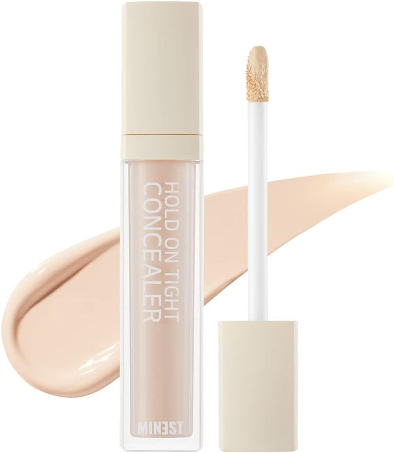 GIFT BUNDLE SALE: MINEST Hold On Tight Concealer (No 1.0 Butter) + 307 Mini Concealer Brush
