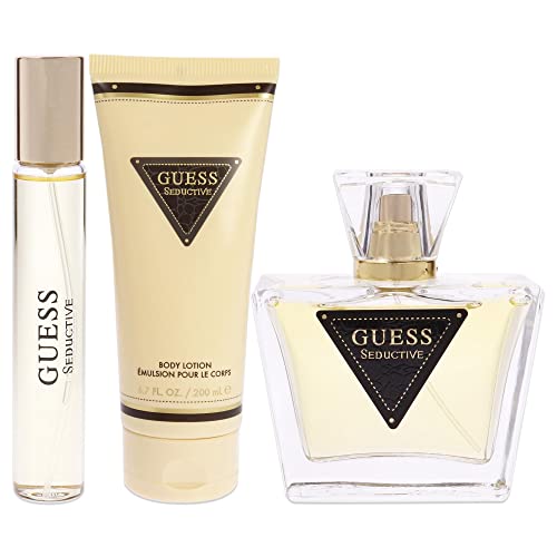 GUESS Seductive Eau de Toilette 75 ml + Body Lotion 200 ml+ Mini 15 ml, Gift Set for Women