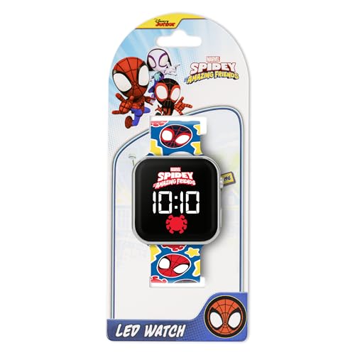 Spidey and His Amazing Friends LED Digital Quartz Silicone Strap Watch