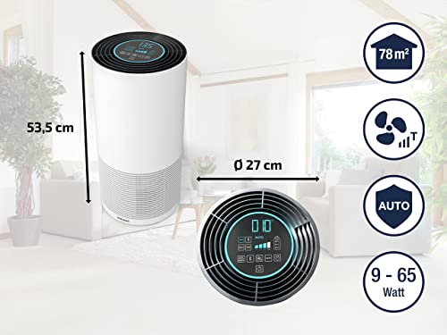 Soehnle Airfresh Clean Connect 500 mit Bluetooth Luftreiniger mit App-Anbindung, Air Purifier reinigt Partikel, Luftreiniger für beste Luftqualität
