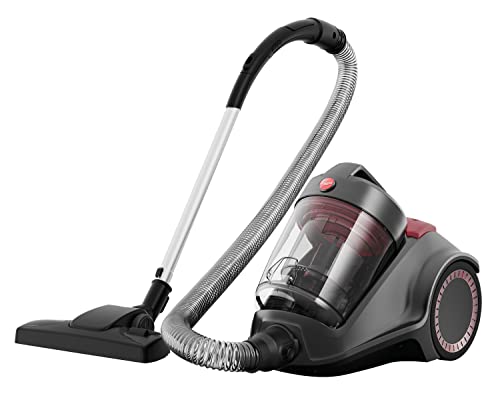 Hoover Power 6 Advanced 3Litre Bagless Canister Vacuum Cleaner 2200W, Cyclonic Technology with HEPA Filter, Grey-Red - CDCY-P6ME