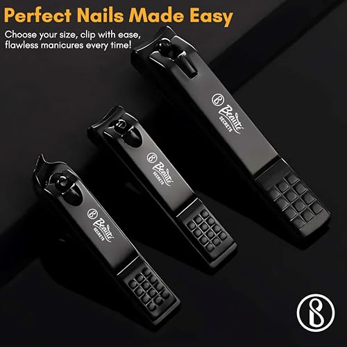Beauté Secrets Foolzy Stainless Steel Nail Scissors Manicure Grooming Kit Set with Nail Clippers, Peeling Knife, Nail Cleaning Knife, Acne Needle, Blackhead Tool