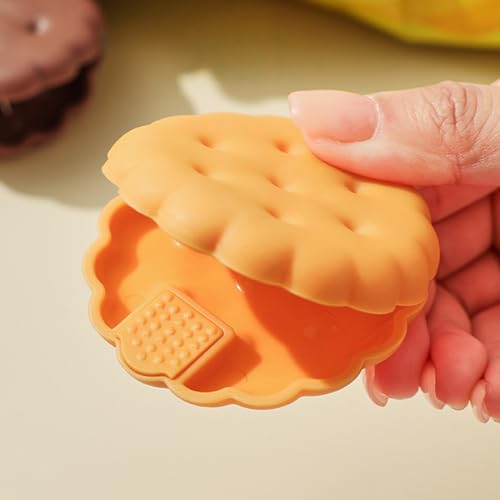 Bag Clips for Food Storage, 2 Pack Snacks Sealing Clip, Storage Gadgets, Household Food Preservation, Cookie Shaped Kitchen Accessories for Indoor Kids Adults Outdoor Travel