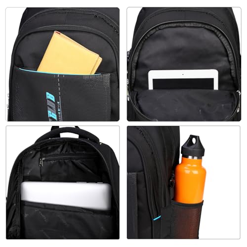 School Backpacks Student Bookbag Casual Shoulder Daypack Travel Back Pack for Teen Boys